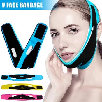 

Facial Slimming Strap Pain-Free Face Lifting Bandage Reusable V Line Lifting Chin Strap for Women Men Eliminates Sagging M2