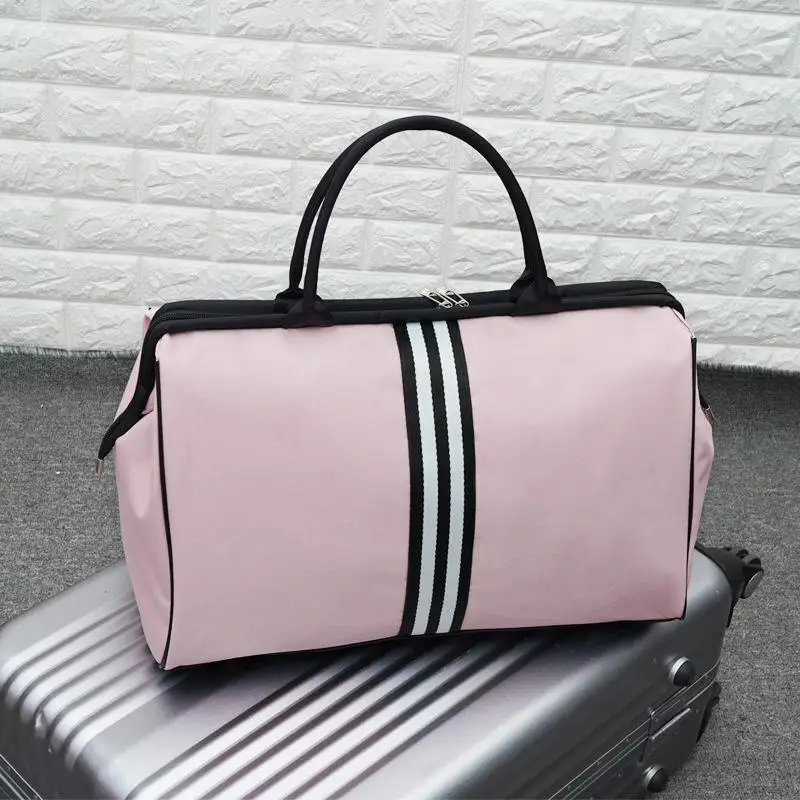 Women Luggage Duffel Bag Handbag Backpack Sport Gym Shoulder Bag Foldable Large Travel Bag for Camping Travel Beach