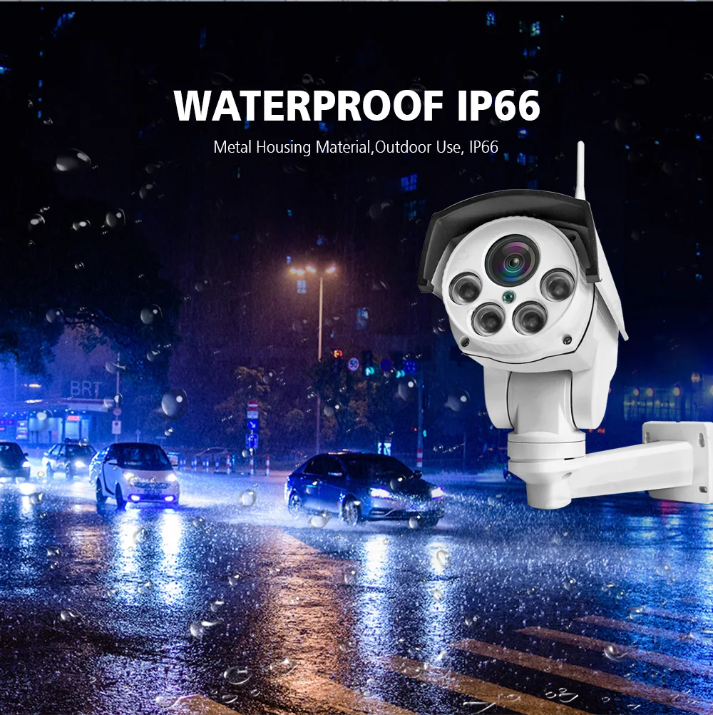 HD 1080P 5MP пуля Wifi PTZ ip-камера аудио 5X/10X оптический зум Автофокус Объектив беспроводной CCTV IP камера Открытый Onvif CamHi