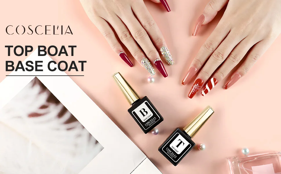 Download Coscelia Top Base Coat Set 10ml For Gel Nail Polish For Manicure Semi Permanant Uv Gel Varnish For Nail Art Matte Top Remover Nail Gel Aliexpress