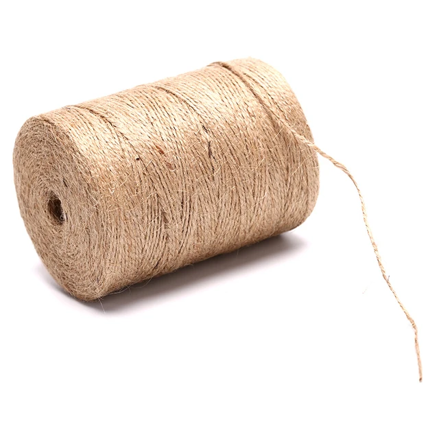 Vintage Jute Rope Thread Twine Handmade DIY Sewing Clothing Natural Jute  Cord Ribbon Christmas Crafts Wedding Party Decoration - AliExpress
