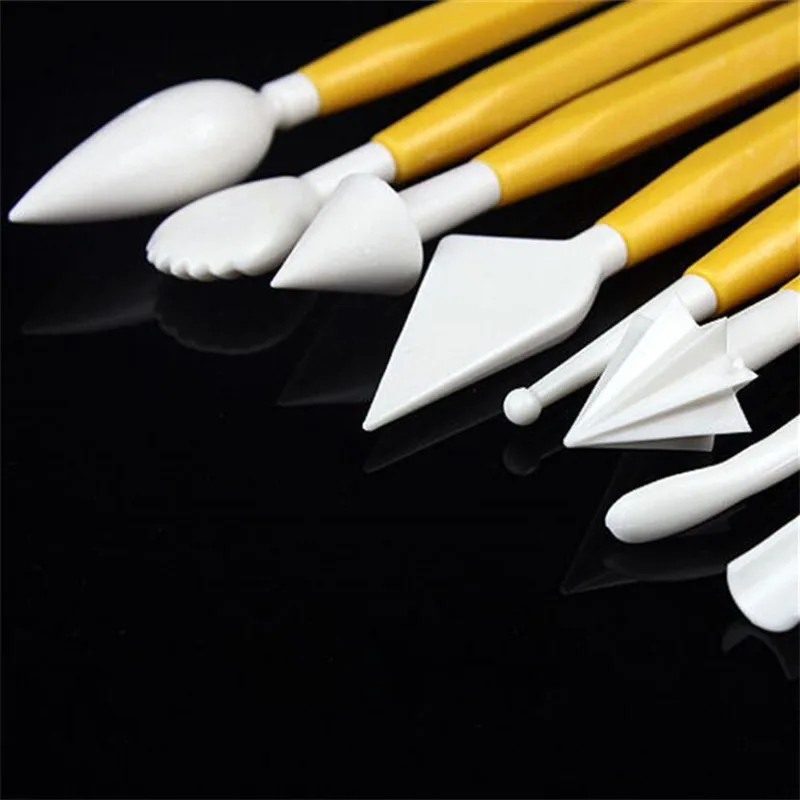 8pcs/set Plastic Clay Sculpting Set Polymer Modeling Clay Tools