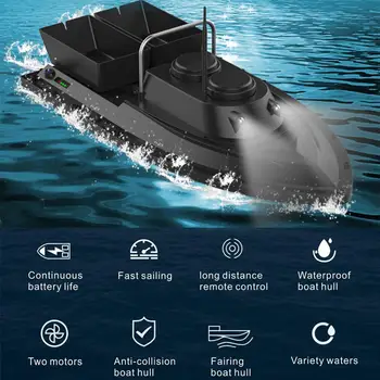 

Durable Fishing Bait Boat Remote Control 400m Toys Beach Sea Fish Baits Tool Fish Finder Practical Water Outdoor ABS