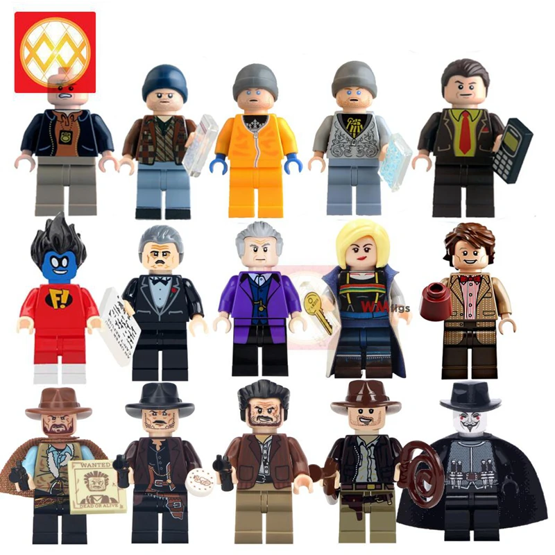 

Breaking Bad Badger Jesse Pinkman Hank Schrader Saul Goodman Enterprise Turbine Captain TV Movie Building Blocks Toys Christmas