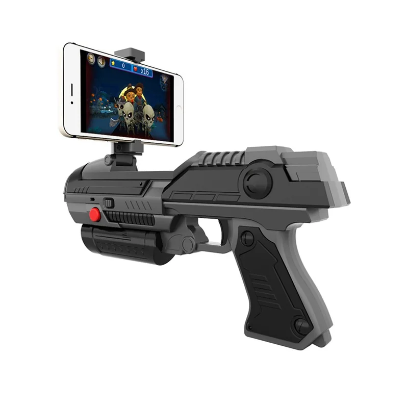 VR игра AR пистолет стрельба игры смартфоны Bluetooth управление игрушка для IOS Android пневматические пистолеты черный и белый
