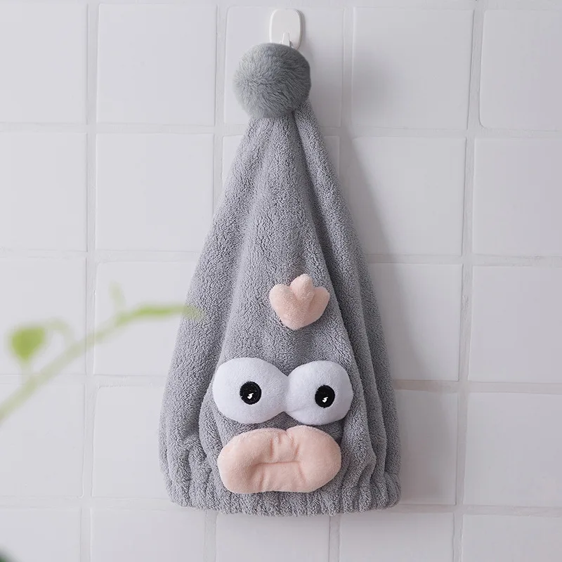 Microfiber Hair Turban Shower Cap Quickly Dry Hair Shower Hat Wrapped Towel Bathing Cap Bathroom Accessories 3