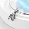 100% 925 Sterling Silver Brain Modeling Heart Hat Charm  Pendant Fits Original Designer  Charm Bracelets Jewelry Making 5