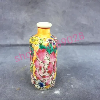 

Qing Dynasty Yong Zheng produced, hand painted colour enamels, snuff bottle