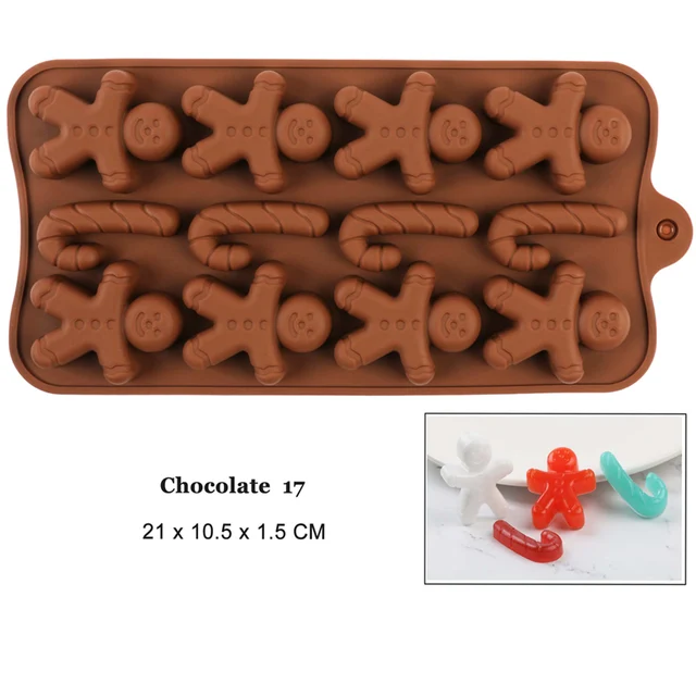 New Chocolate Molds Silicone Food Grade Non-stick Cake Baking Design Candy Mold SILICON 3D Mold Kitchen Gadget DIY Chocolate 17