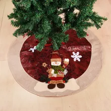 Merry Christmas Decoration Round Christmas Tree Skirt Arbol De Navidad Grande New Year Decoration Kerst Decoratie Xmas Mat