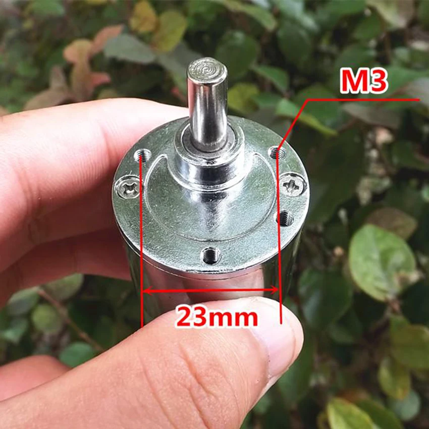 DC 12V мотор-редуктор 500 DC мотор цельнометаллический редуктор 8 об/мин 0.12A диаметр вала 6 мм микроредуктор мотор-драйвер для модели автомобиля-робота