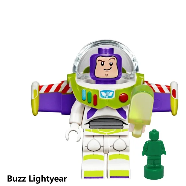 Disney одна игрушка История 4 Forky Action Buzz Lightyear Woody Aliens Jessie мышь Марио стежка строительные блоки Друзья игрушки - Цвет: Photo Color
