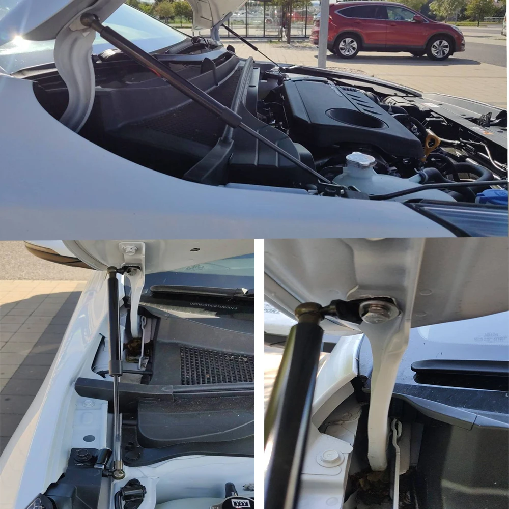 Supporto Sollevatore Cofano Skoda Karoq 2017-2020 - 2 Pezzi, Acciaio Inox, Montaggio Facile - Foto 6