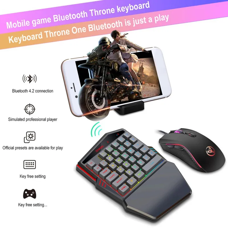 K88 Беспроводная Bluetooth клавиатура мышь набор для PUBG мобильный для ПК планшет телефон