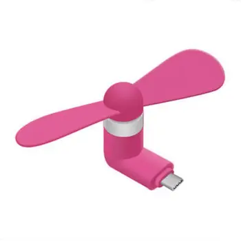 

Portable Multi Color Micro USB Cooling Fan Cooler With Two Leaves For IOS For Android Smartphone