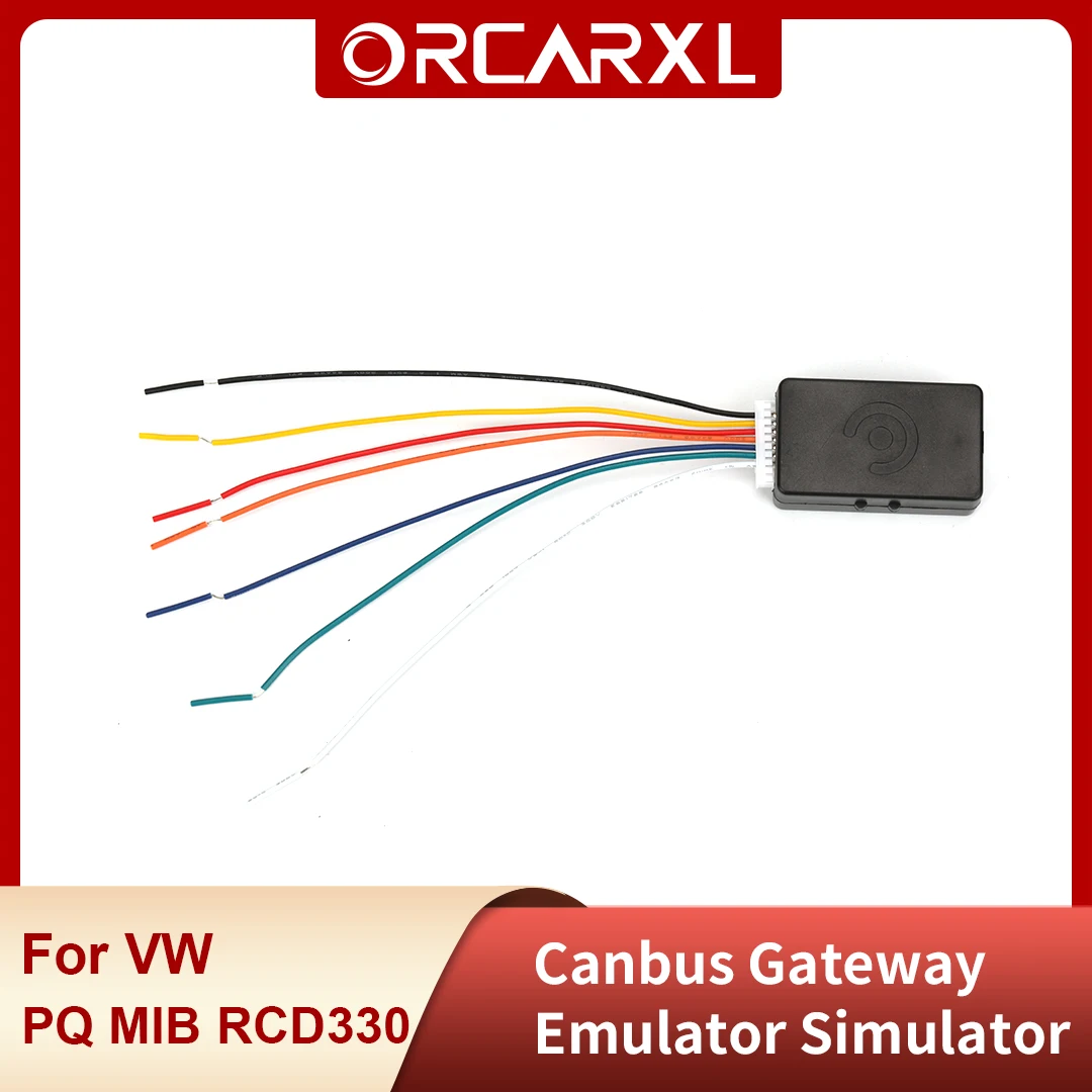MIB низкая декодер для RCD330 радио CAN портал эмулятор тренажер для VW PQ Golf Jetta MK5 MK6 Passat