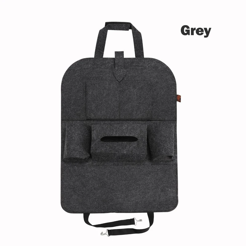 Partol Автокресло Организатор авто сумка для хранения Универсальный Автокресло Вернуться сиденье Организатор multi-карманный контейнер для хранения держатель мешка - Название цвета: Grey