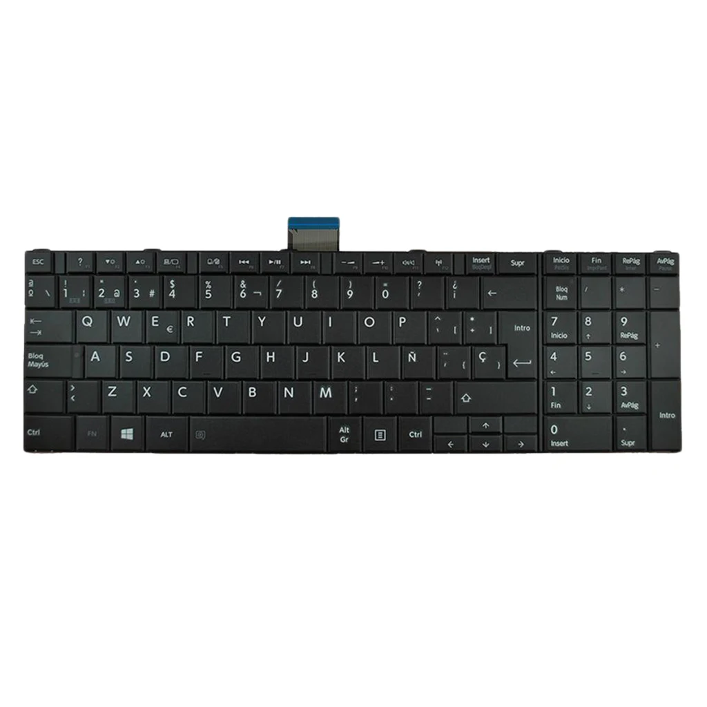 Сменная клавиатура с испанской раскладкой для ноутбука Toshiba C850 C855D C850D C855 C870 C870D C875