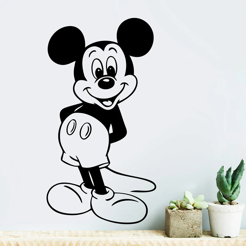 Disney Cartoon Mickey Mouse Minnie Wall Sticker Wall Decals Vinyl Stickers For Children Rooms Kids Rooms Decoration Accessories Disney Cartoon Mickey Mouse Minnie Wall Sticker Wall Decals Vinyl Stickers For Children Rooms Kids Rooms Decoration Accessories