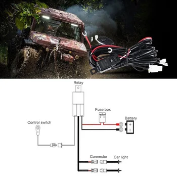 

Light Harness Switch Universal 40A Accessories Replacement Accessory Wiring