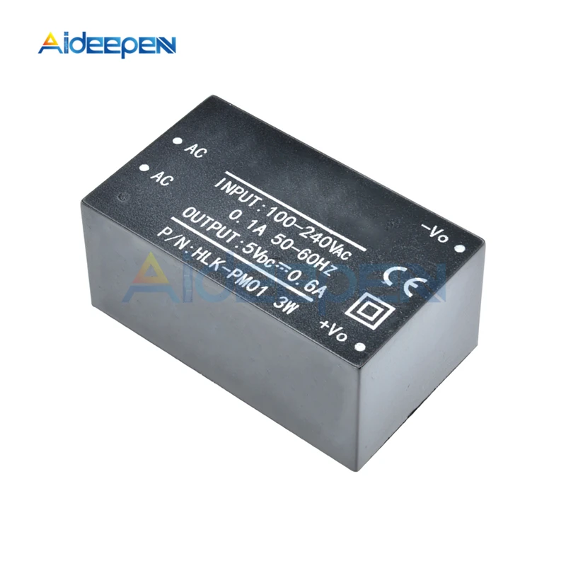 HLK-PM01 HLK-PM03 HLK-PM12 HLK-5M03 HLK-5M05 HLK-5M12 AC-DC 100 V-240 V 5 V/3,3 V/12 V переменного тока, 50-60 Гц мини Питание модуль коммутатора