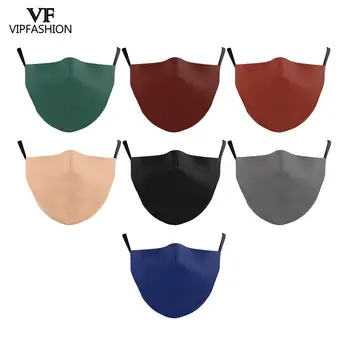

VIP FASHION Mouth Mask Summer Thin Face Masks Protective Washable Anti-dust Solid Color Mask Dust Proof Washable Anti Flu Mask