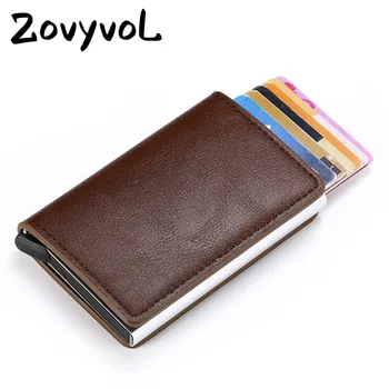 

ZOVYVOL Smart Wallet Aluminum Box Credit Card Holder for Men and Women Slim Wallet RFID Holder Card Case Business Card Wallet