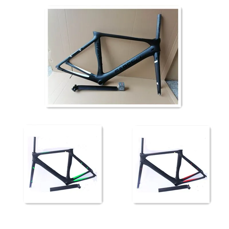 EARRELL carbon road bike frame all internal Derailleur Cables DI2 Carbon Road Frame made in China cheap framesets 3 colours | Спорт и