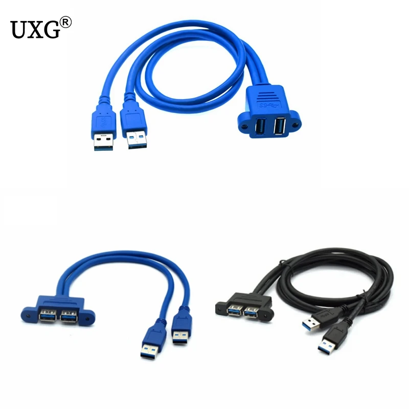 

Кабель-удлинитель USB3.0 штекер-гнездо USB 3,0, 0,3/0,5/1/1,5