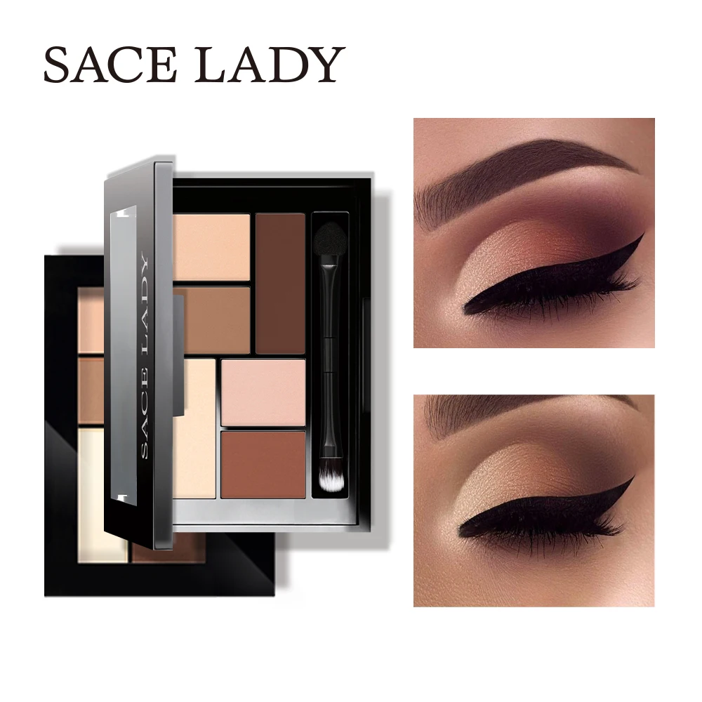 SACE LADY блестящая палитра теней для век водостойкая макияж пигмент косметика 6