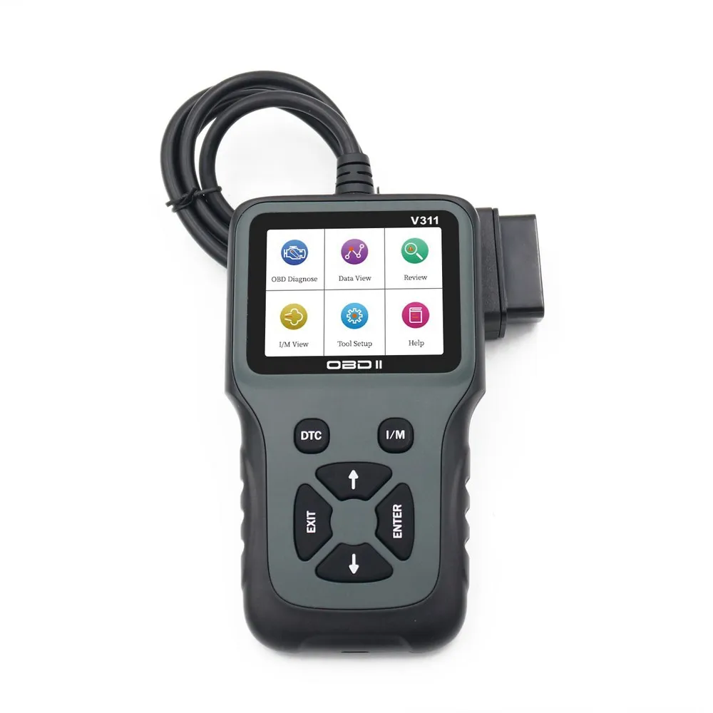 V311 OBD2 автомобильный диагностический сканер KONNWEI KW680s 8~ 36 В полноцветный ЖК-дисплей функция Авто сканер автомобильный диагностический инструмент