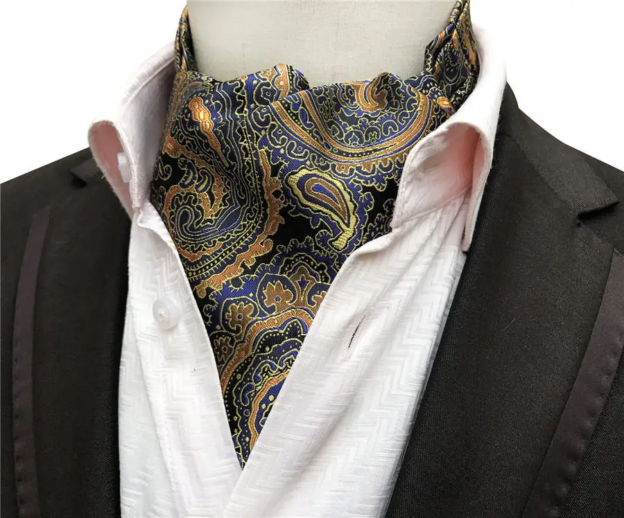 Wholesale Men's Ascot High Quality Paisley Scarf mens designer scarf