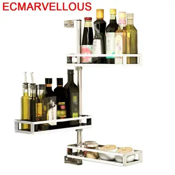 

Organizer Organisateur Cosinha Almacenamiento Etagere Stainless Steel Rotate Cuisine Cozinha Organizador Cocina Kitchen Rack