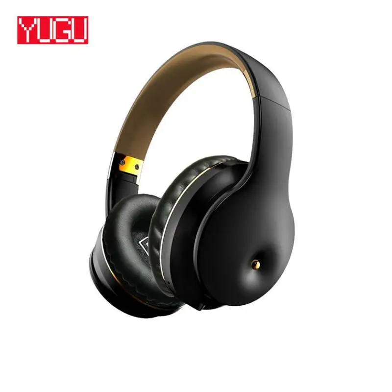 

YUGU TWS True Wireless Over-Ear Earphone Bluetooth Headband Headphone TWS HI-FI ANC Headset Earbuds Noise Canceling With Mic