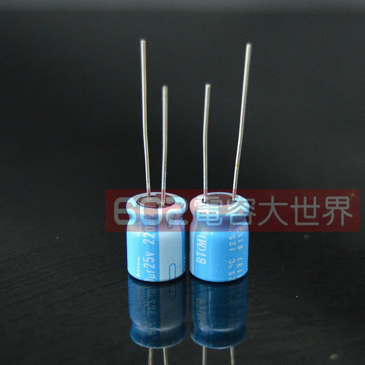 20 штук NICHICON BT 25V220UF 10x12 5 мм электролитический конденсатор с алюминиевой крышкой bt
