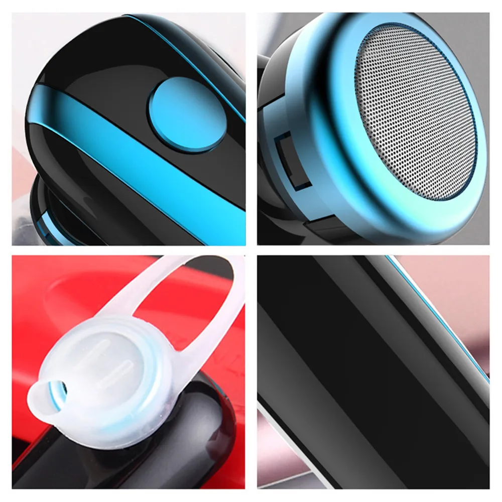 HYASIA IPX5 Sweat proof Bluetooth Headset Bluetooth 5 0 Earphone Hands free Headphone Mini Wireless Headsets Earbud Earpiece