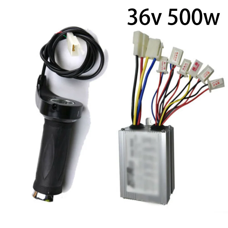 

Motor Brushed Speed Controller/Throttle Grip For Scooter E-Bike 36V 500W Kit New