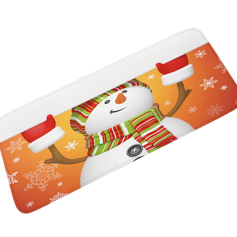 Zeegle Рождественский длинный ковер для кухни новогодний коврик для декора спальни нескользящий напольный ковер для детской комнаты мягкий игровой коврик - Цвет: KTSD14