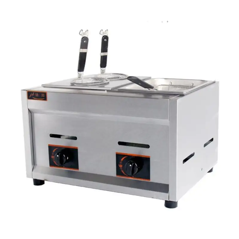 Jinbang JB GH712A газовая фритюрница 1 бак в сочетании с макаронной формочкой 2 корзины