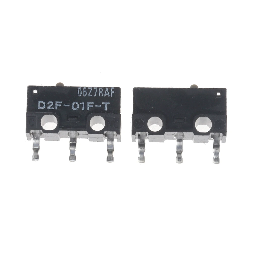 

2Pcs Original Mouse Micro Switch D2F-01F-T Gray Dot for Logitech RAZER