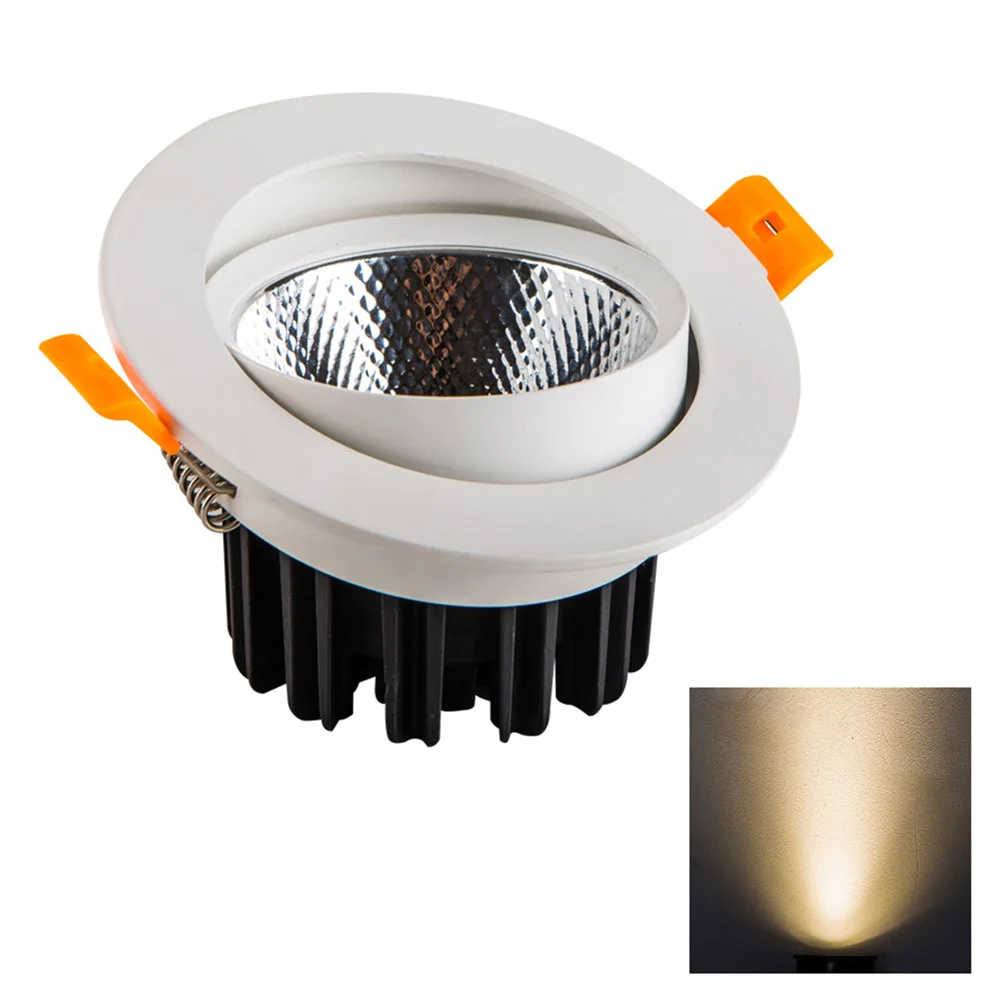 

Led Light Anti Glare Decoration Home Energy Saving Office Recessed Round Mild Ceiling Lamp High Brightness Garden Adjustable