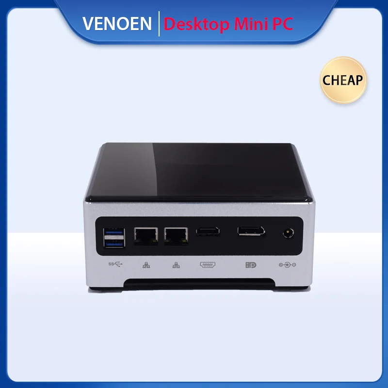 

Недорогой Мини-медиа ПК Intel Core i7 7820HK 7700HQ I5 7300HQ TV BOX 6 USB3.0 HDMI DP, маленький настольный компьютер Windows 10 Pro Wifi AC