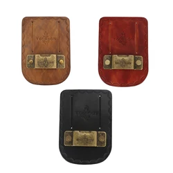 Ruban à mesurer en cuir véritable, Tourbon, porte outil, étui, Clip en métal sur la ceinture 