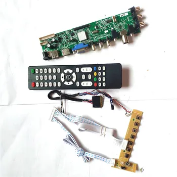 

Fit LP145WH1-TLA1/TLB1 universal 3663 TV digital screen 40 pin LVDS AV HDMI VGA USB DVB 1366*768 LCD controller board DIY Kit