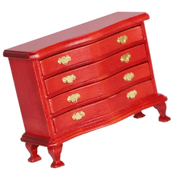 

1pc Cabinet Model Wood Fake Cabinet Mini Cabinet for Store Dorm Mini House Home
