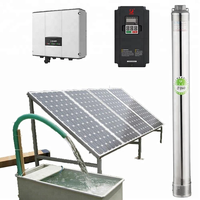 Liyuan 4 Inch Pump Photovoltaic Solar Water Pump Three-Phase 4hp 3Kw Submersible  Motor Water Pump Price - AliExpress