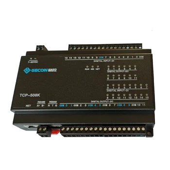 

12-channel relay output, 16-channel digital input, RJ45 Ethernet Modbus TCP controller, compatible with RS485+232