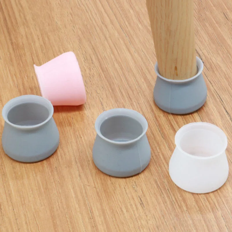 16pcs Quality Silicone Chair Foot Cover Stool Leg Caps Floor Protection