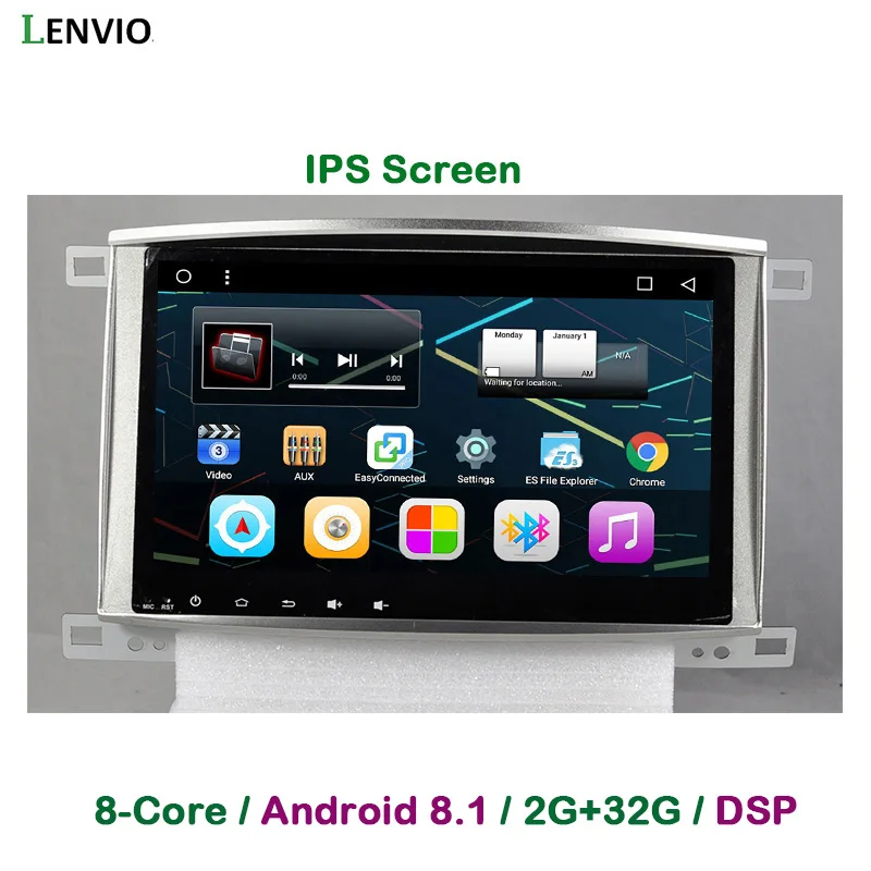 DSP ram 2G+ 32G Восьмиядерный 2 Din Android 8,1 Автомобильный DVD Радио gps навигация Мультимедиа для Toyota Land cruiser 100 LC100 Lexus IX470