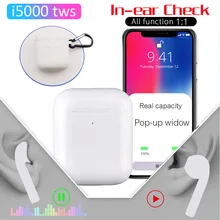 I5000 TWS 2 поколения Реплика 1:1 Беспроводной наушники 6D супер бас i5000 TWS pk i60 i100 i1000 i9000 i200 i2000 i500 TWS